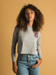 SALTY CREW SALTY CREW CLUB SALTY CROP LONG SLEEVE TEE - CLEARANCE - Boathouse