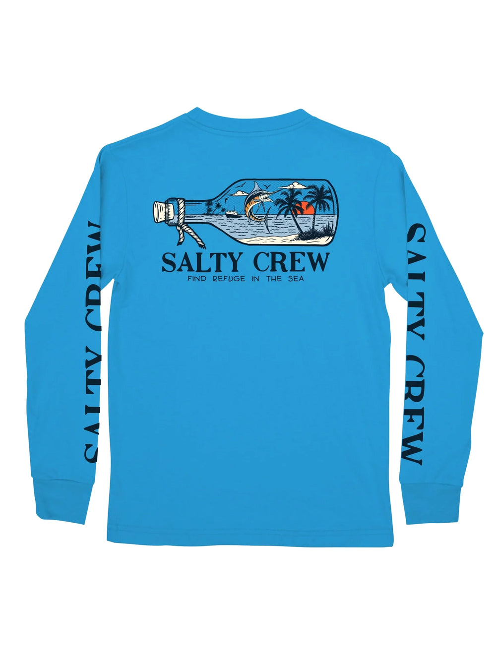 KIDS SALTY CREW YOUTH BOYS MESSAGE LONG SLEEVE TEE - CLEARANCE