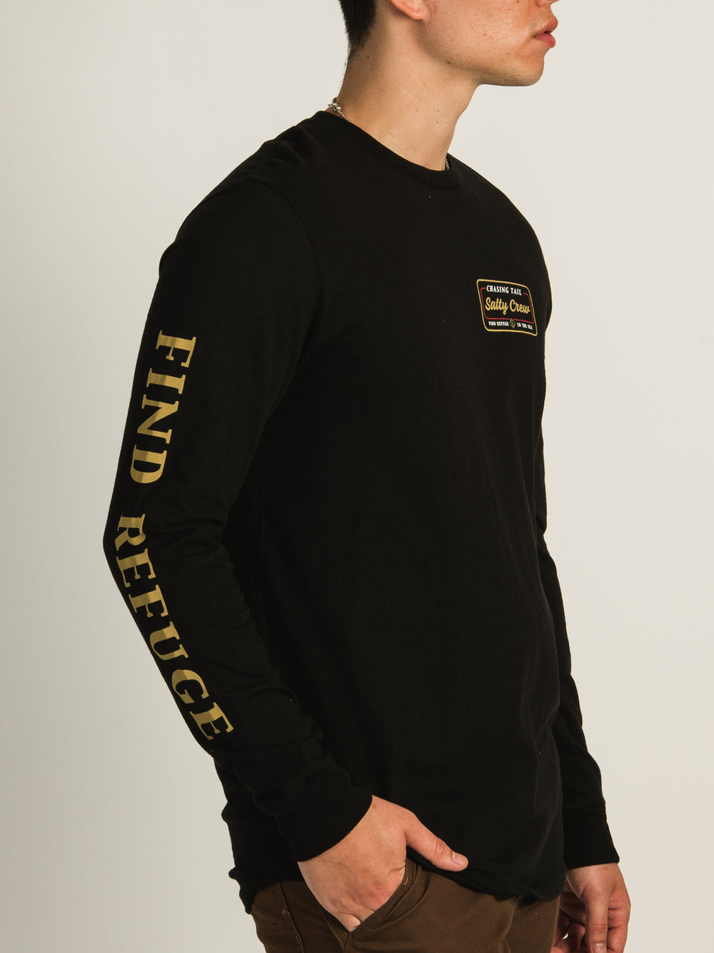 Camisa Salty Crew Large Kine Seaweed