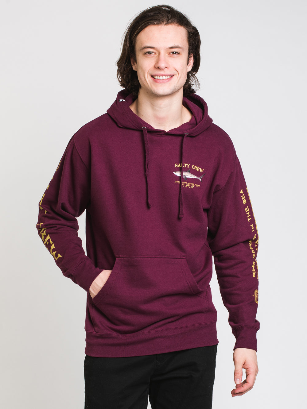 SALTY CREW BRUCE FLEECE HOODIE - CLEARANCE