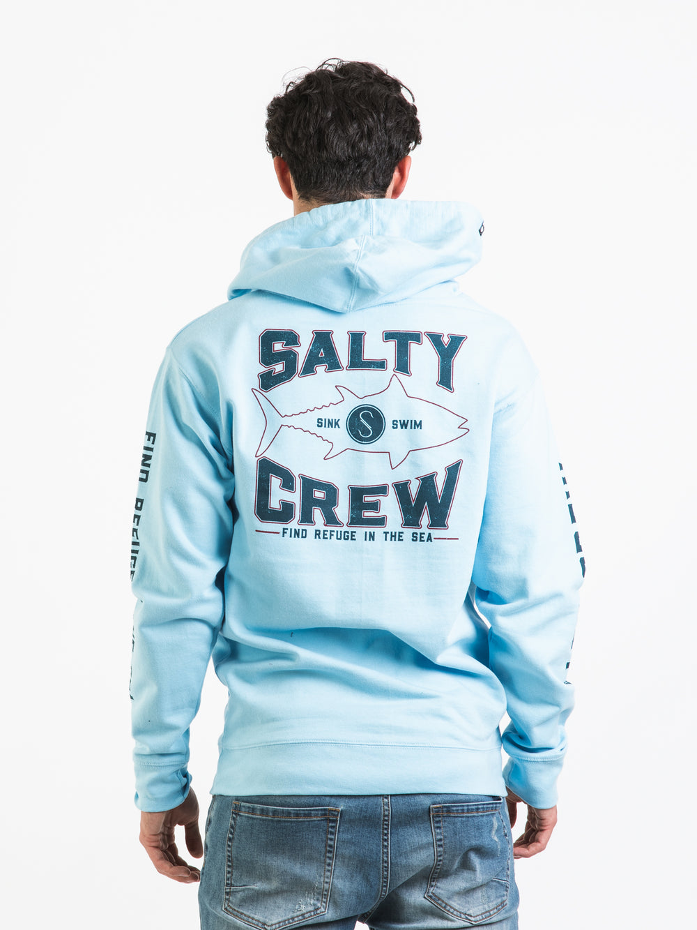 SALTY CREW TIGHT LINES PULL OVER HOODIE - CLEARANCE