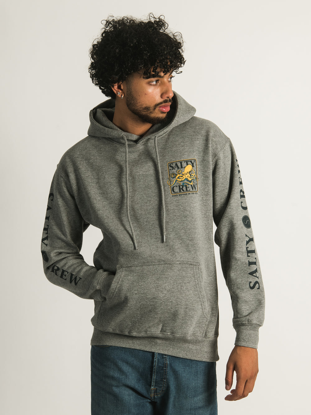 SALTY CREW INK SLINGER FLEECE HOODIE - CLEARANCE