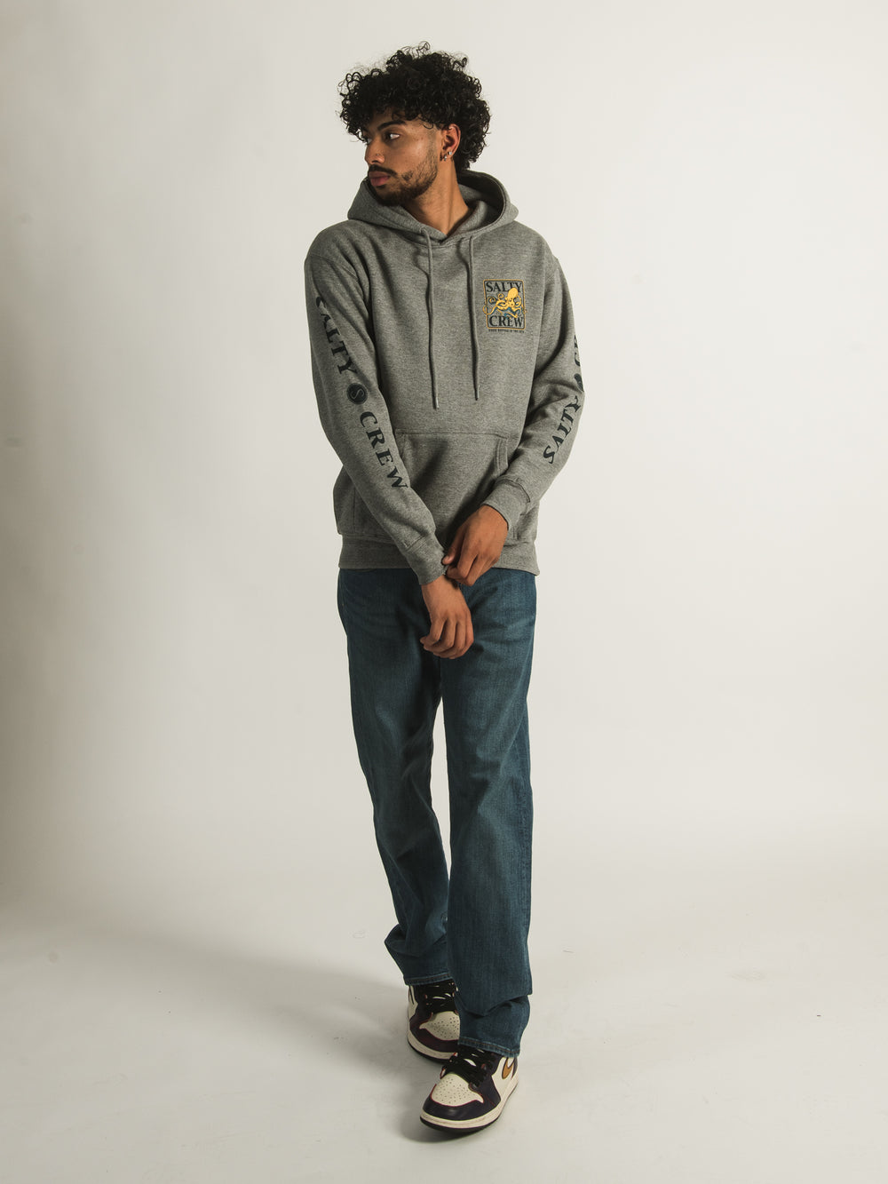 SALTY CREW INK SLINGER FLEECE HOODIE - CLEARANCE