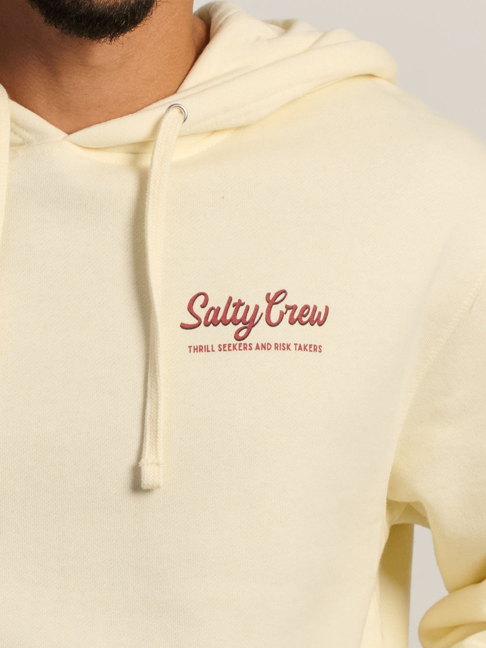 SALTY CREW LARGEMOUTH BASS HOODIE - BONE