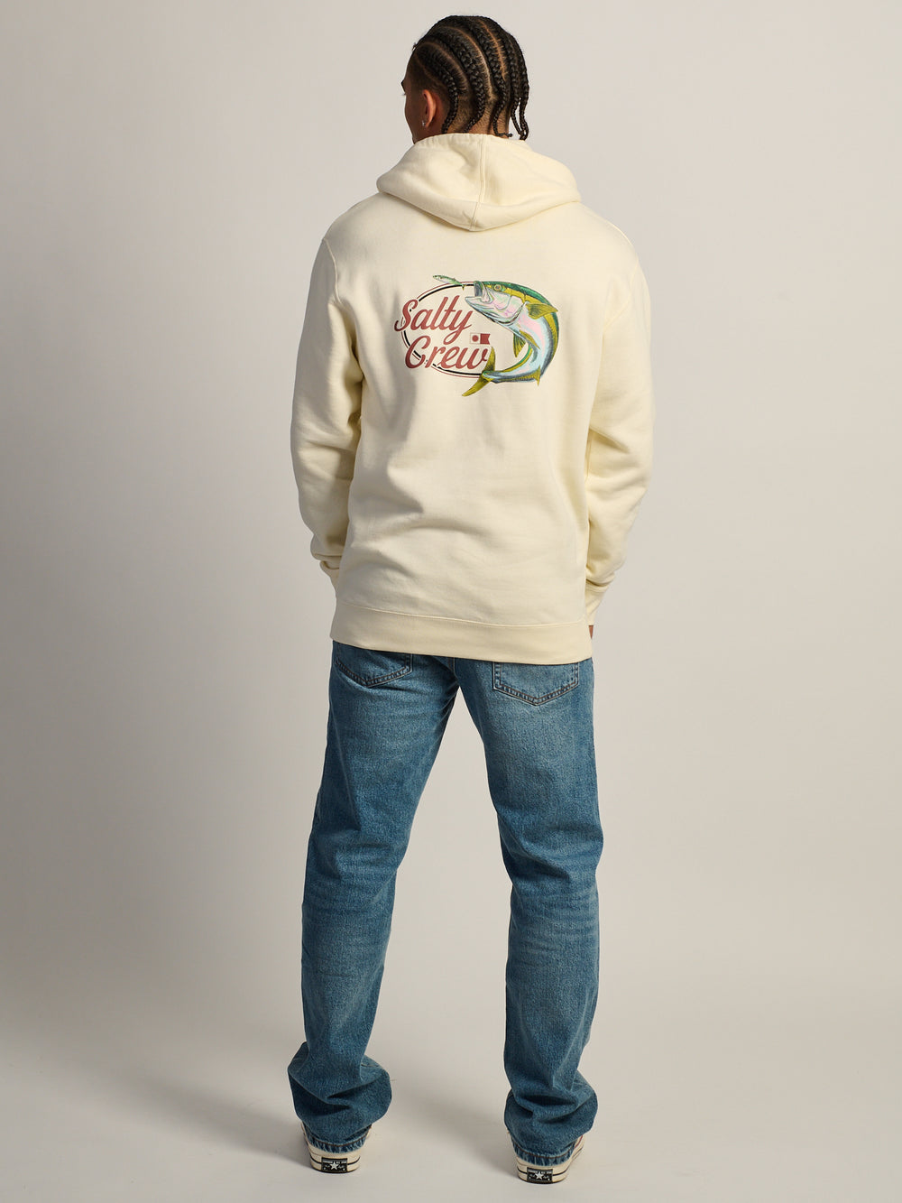 SALTY CREW SWEAT À CAPUCHE À QUEUE JAUNE - OS