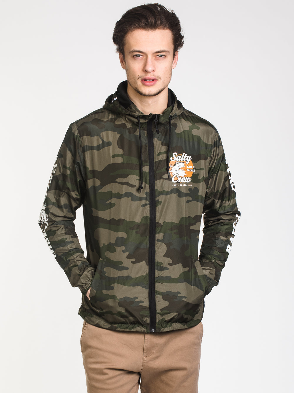 MENS BAIT & TACKLE JACKET - CAMO - CLEARANCE