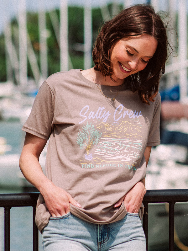 SALTY CREW WESTERN WAVES BOYFRIEND TEE