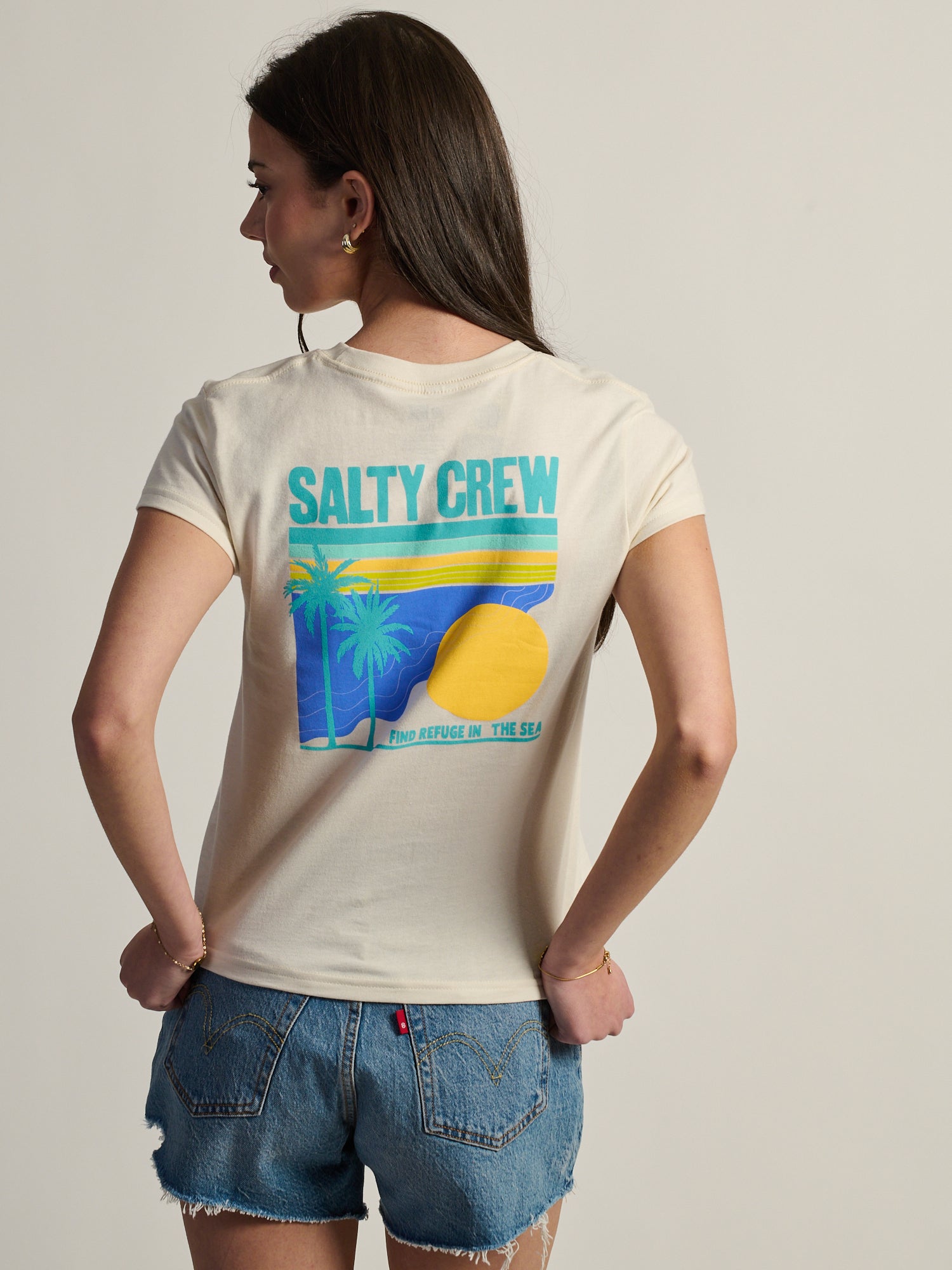 T-SHIRT MODERNE SALTY CREW SIMPLICITY