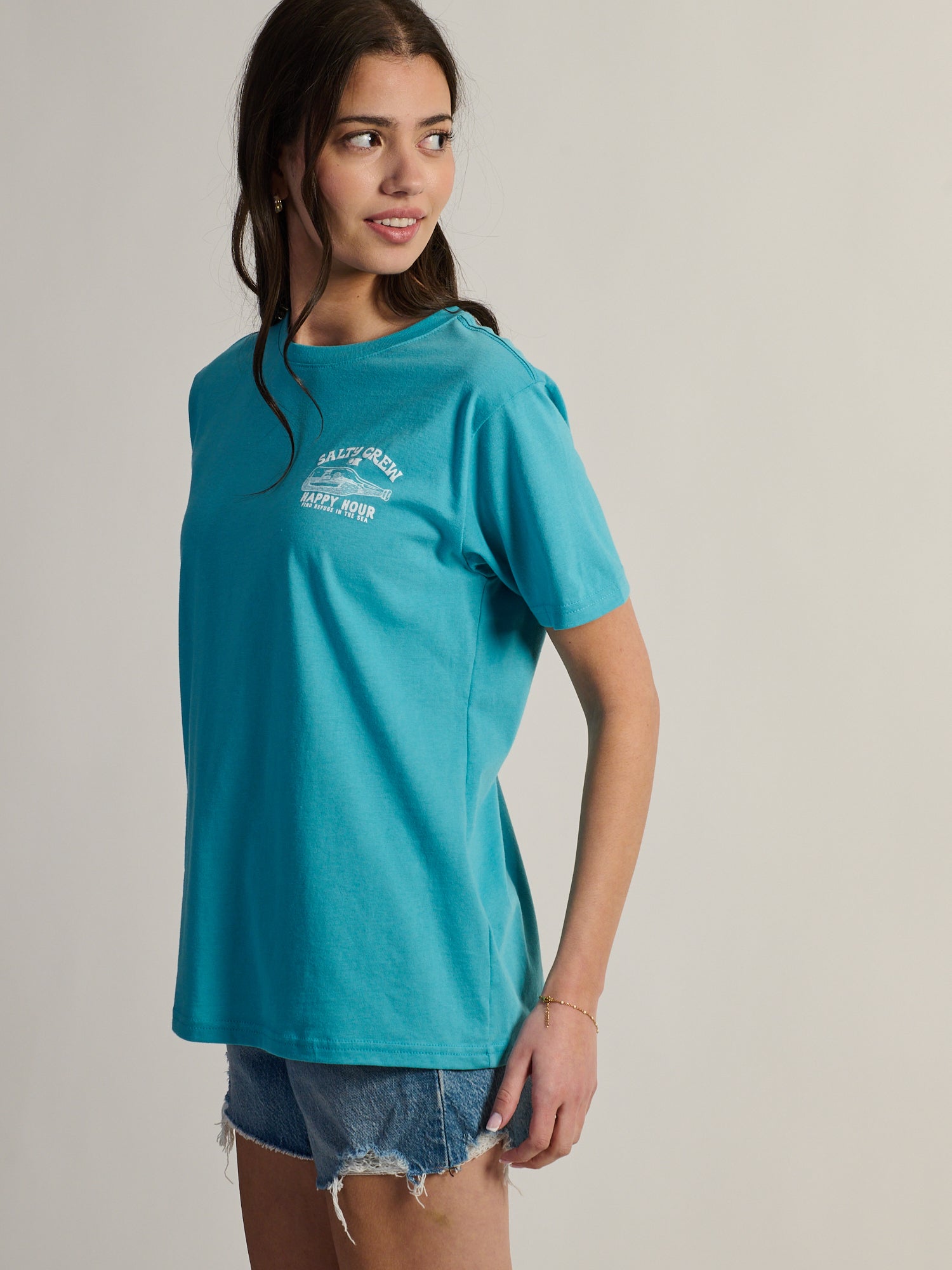 SALTY CREW HAPPY HOUR BOYFRIEND TEE