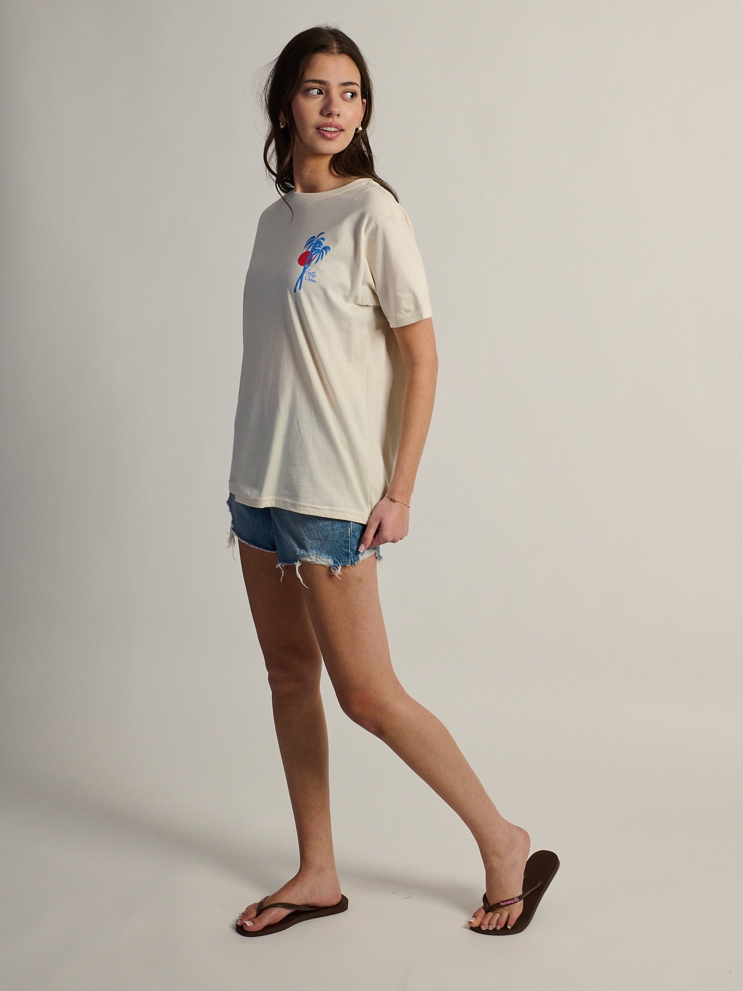 SALTY CREW GEO PALM BOYFRIEND TEE