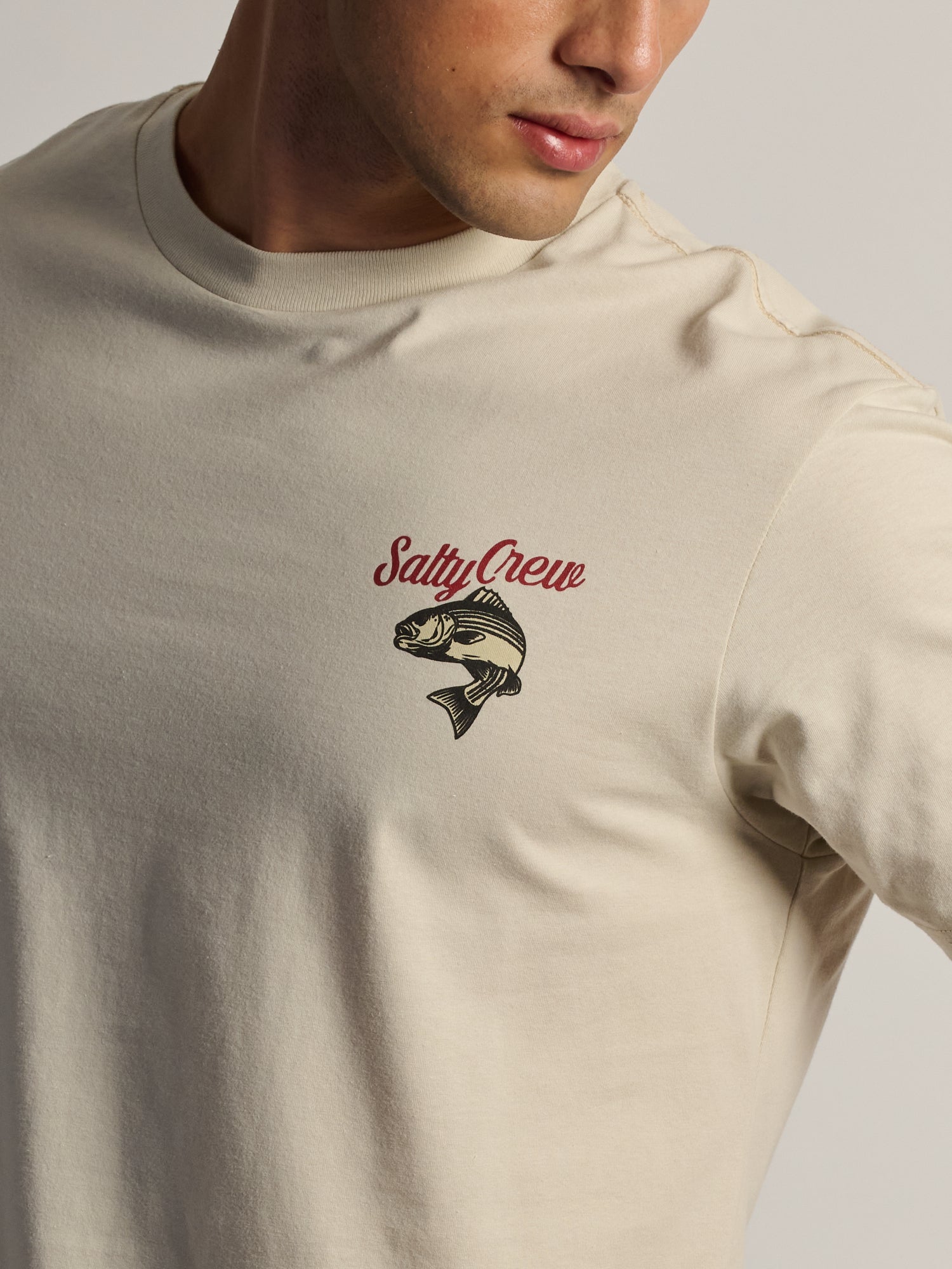 SALTY CREW STRIPED T-SHIRT