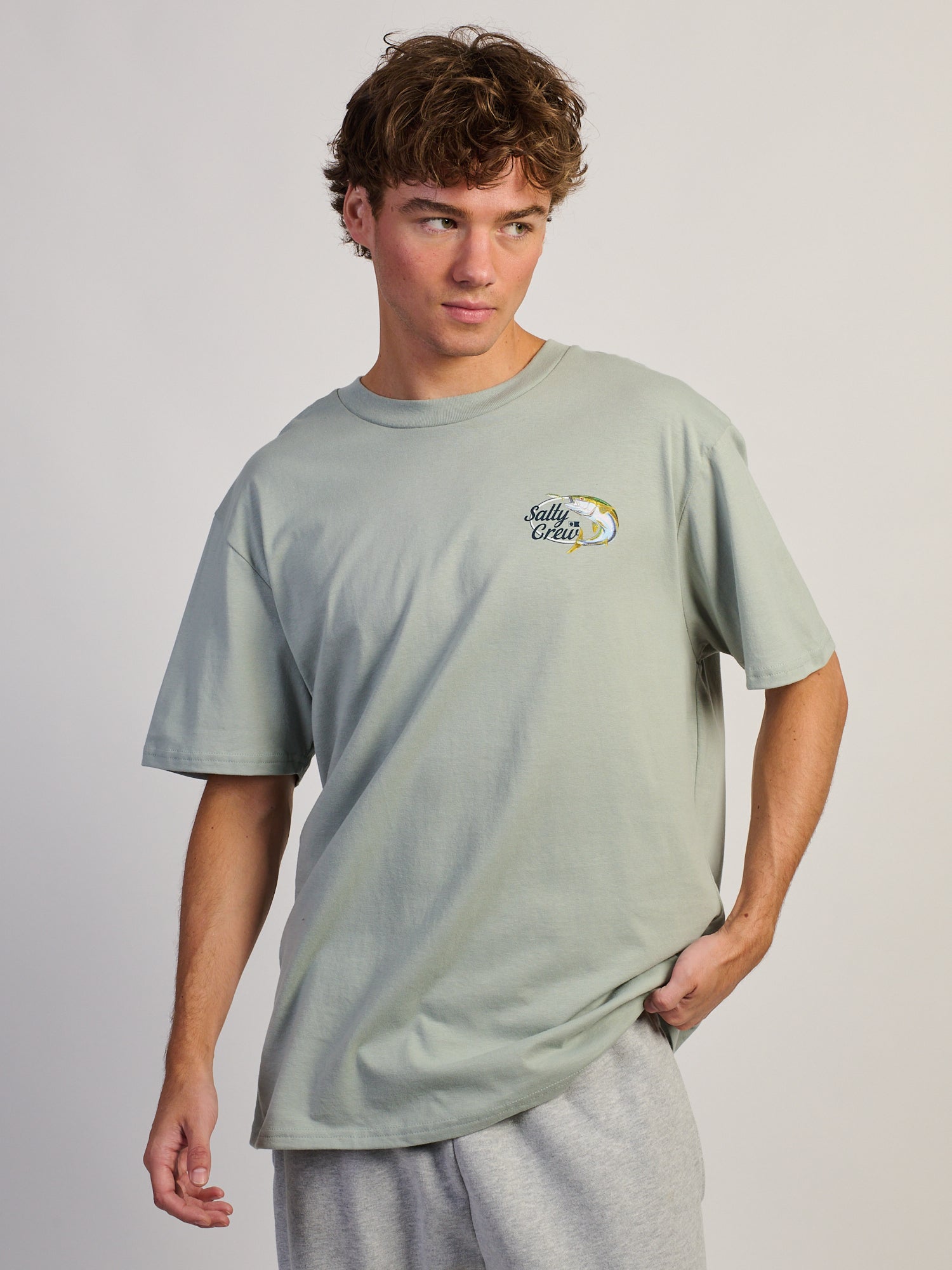 T-SHIRT À QUEUE JAUNE SALTY CREW - ACQUA