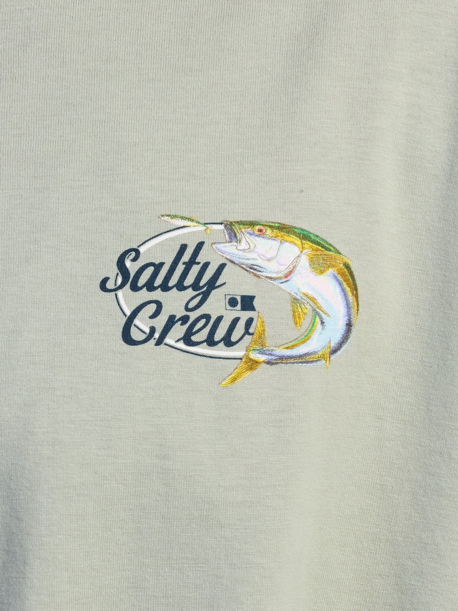 SALTY CREW YELLOW TAILED T-SHIRT - ACQUA