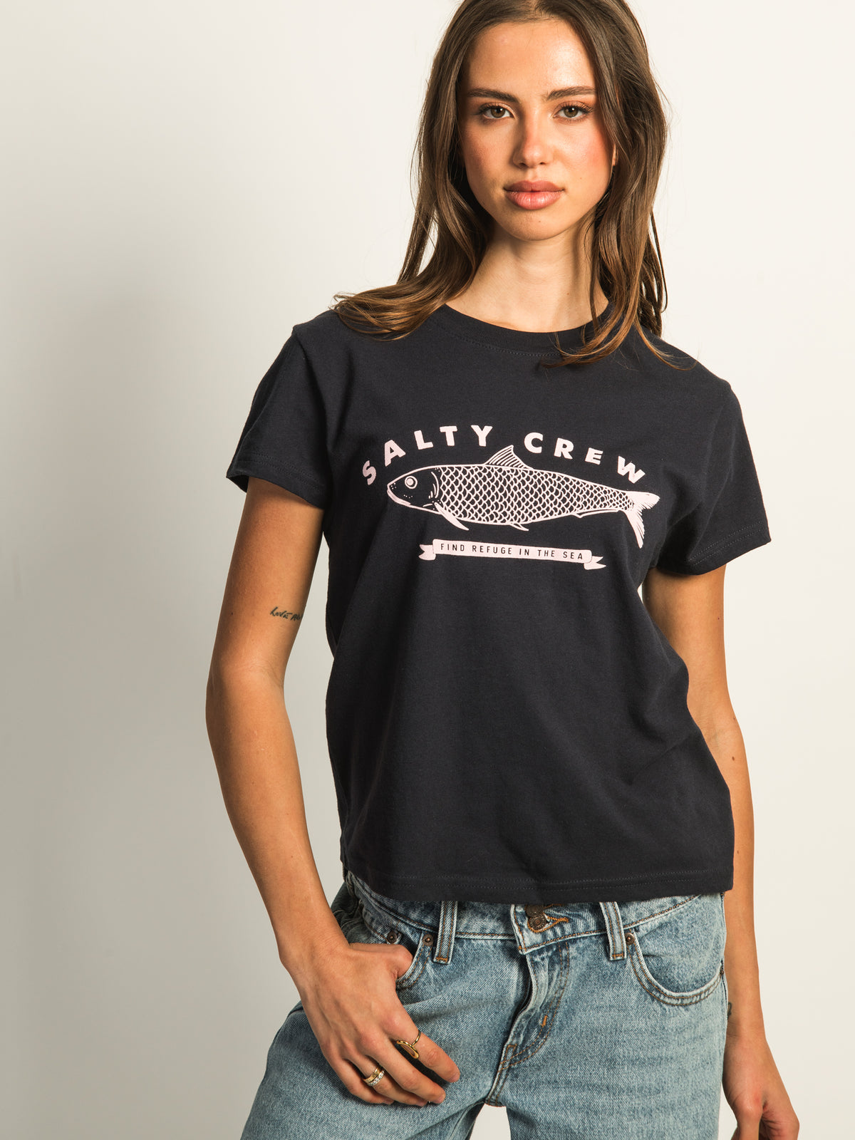 SALTY CREW SAVOR THE SEA MODERN TEE