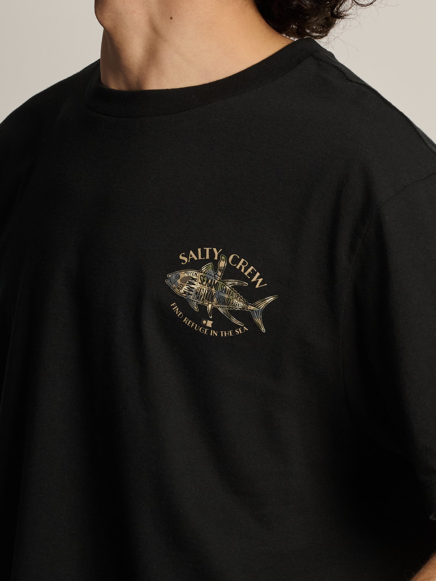 SALTY CREW FISH CAMO T-SHIRT