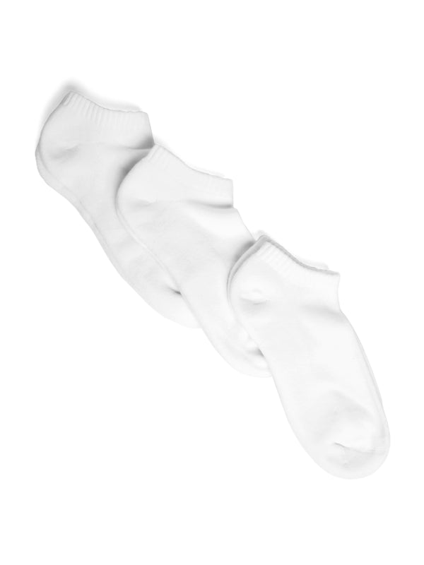 ANKLE SOCK 3 PACK SOCKS - WHITE