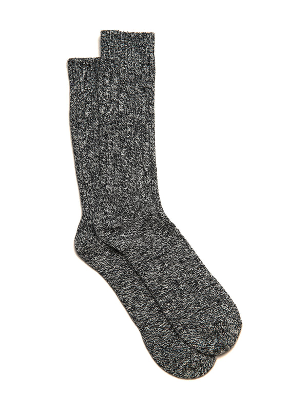 SCOUT & TRAIL MARBLED SOCK - BLACK