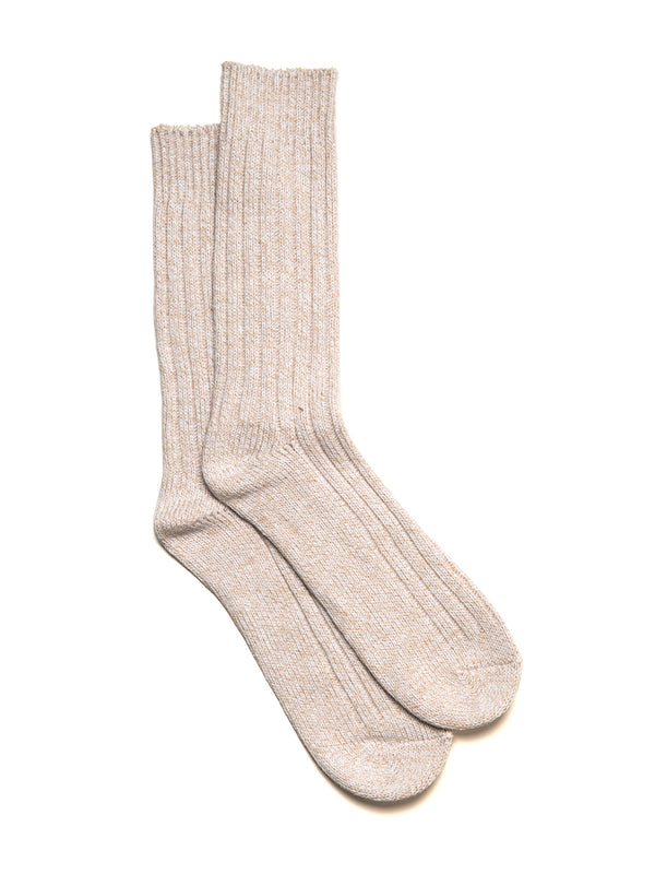 SCOUT & TRAIL MARBLED SOCK - TAUPE
