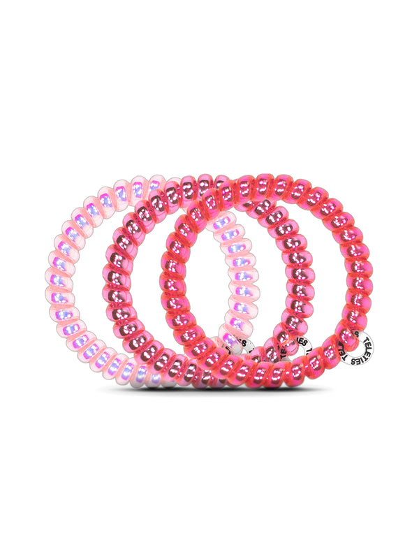 TELETIES HAIR TIE SMALL- THINK PINK