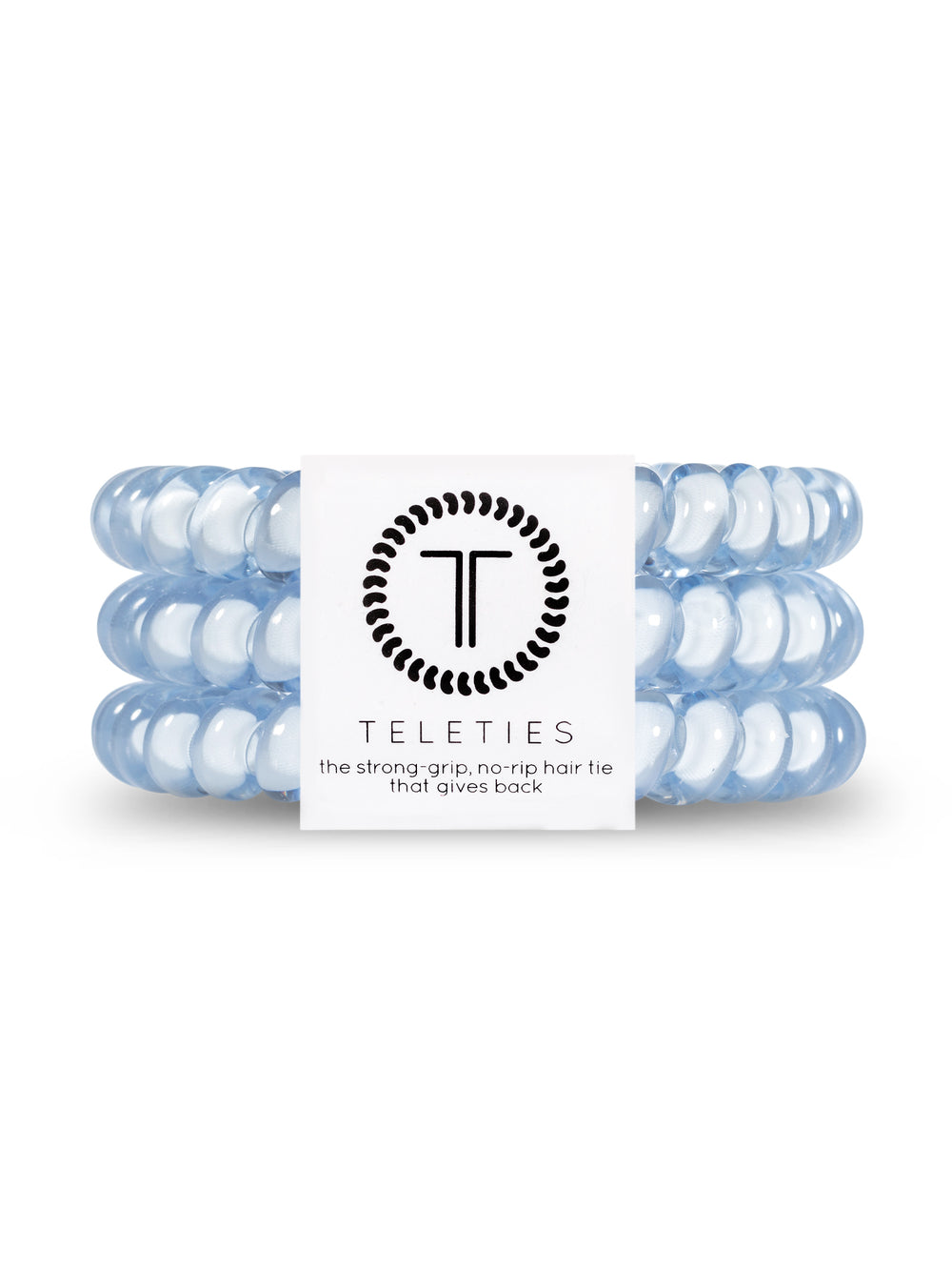 TELETIES HAIR TIE SMALL - WASHED DENIM  - CLEARANCE