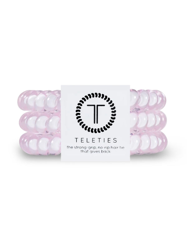 TELETIES HAIR TIE SMALL - ROSE WATER