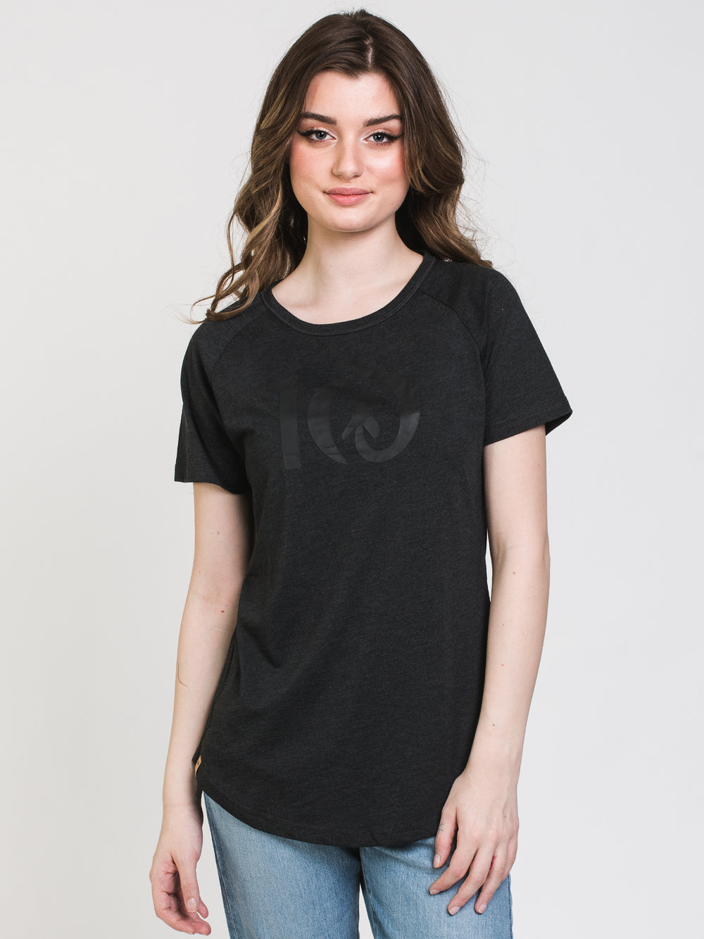 TENTREE RAISED RUBBER LOGO T-SHIRT  - CLEARANCE