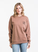 TENTREE TENTREE EMBROIDERED LOGO OUTLINE OVERSIZED CREWNECK SWEATER - CLEARANCE - Boathouse