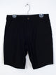 TENTREE MENS PRESTON HEMP SHORT - BLACK - CLEARANCE - Boathouse