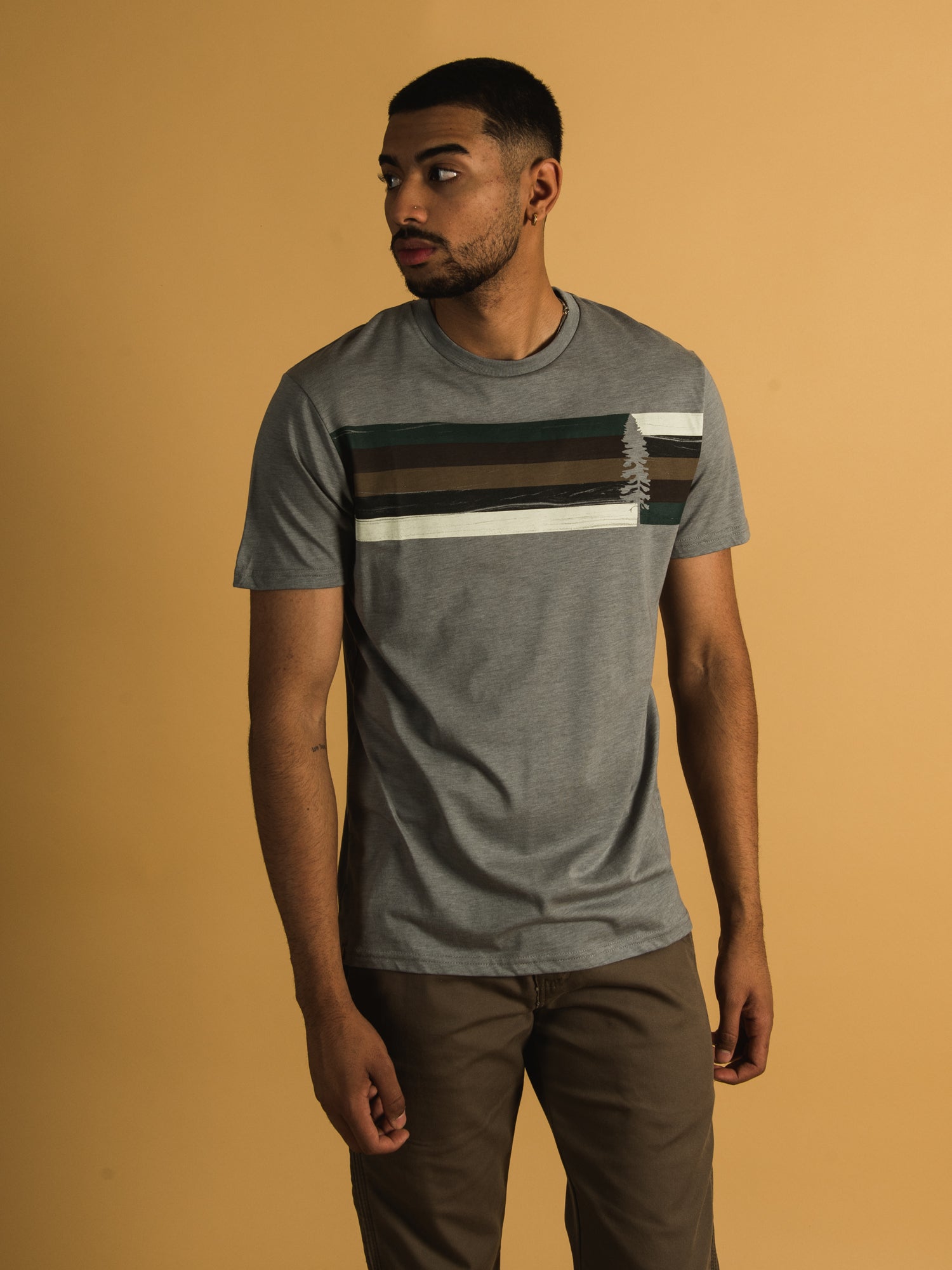 TENTREE SPRUCE STRIPE T-SHIRT - CLEARANCE