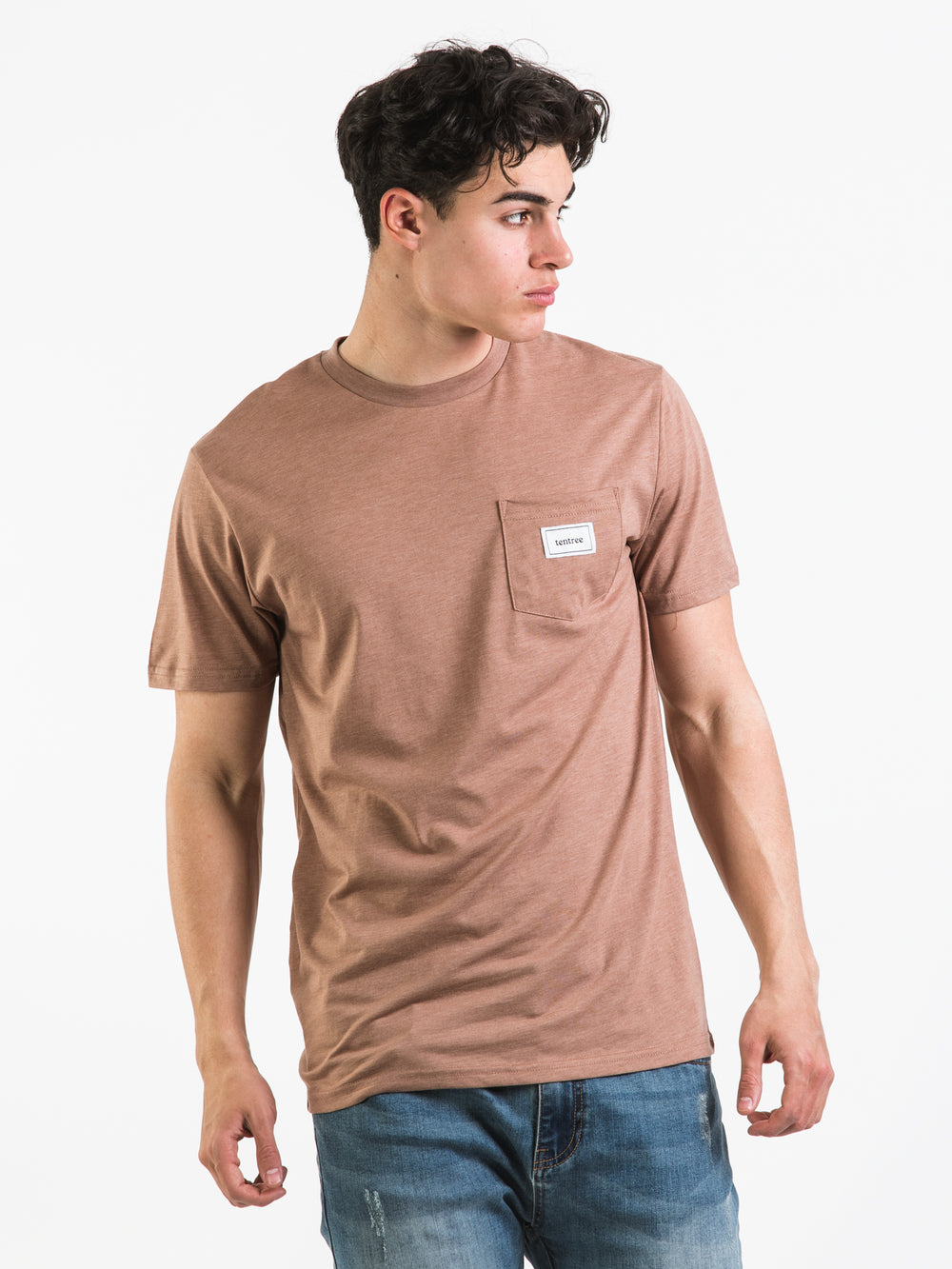 TENTREE TEN TREE WOVEN PATCH POCKET T-SHIRT - CLEARANCE