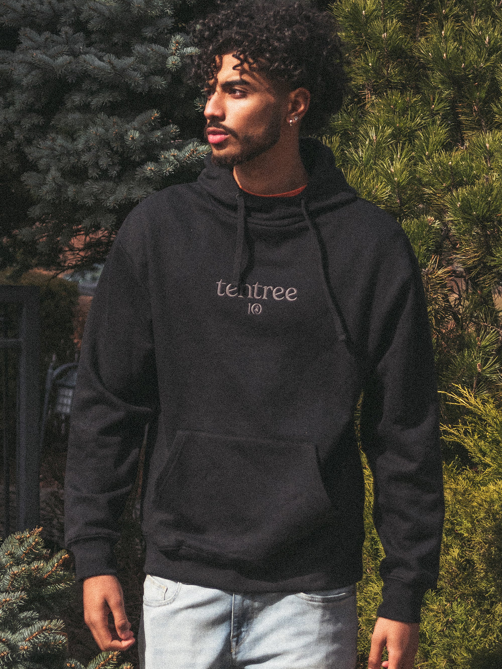 TENTREE EMBROIDERED COWLNECK HOODIE - CLEARANCE