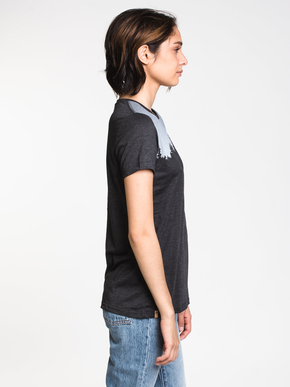 WOMENS JUNIPER CLASSIC TEE - BLACK - CLEARANCE