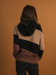 TENTREE TENTREE ANGLE BLOCKED CORK HOODIE - Boathouse