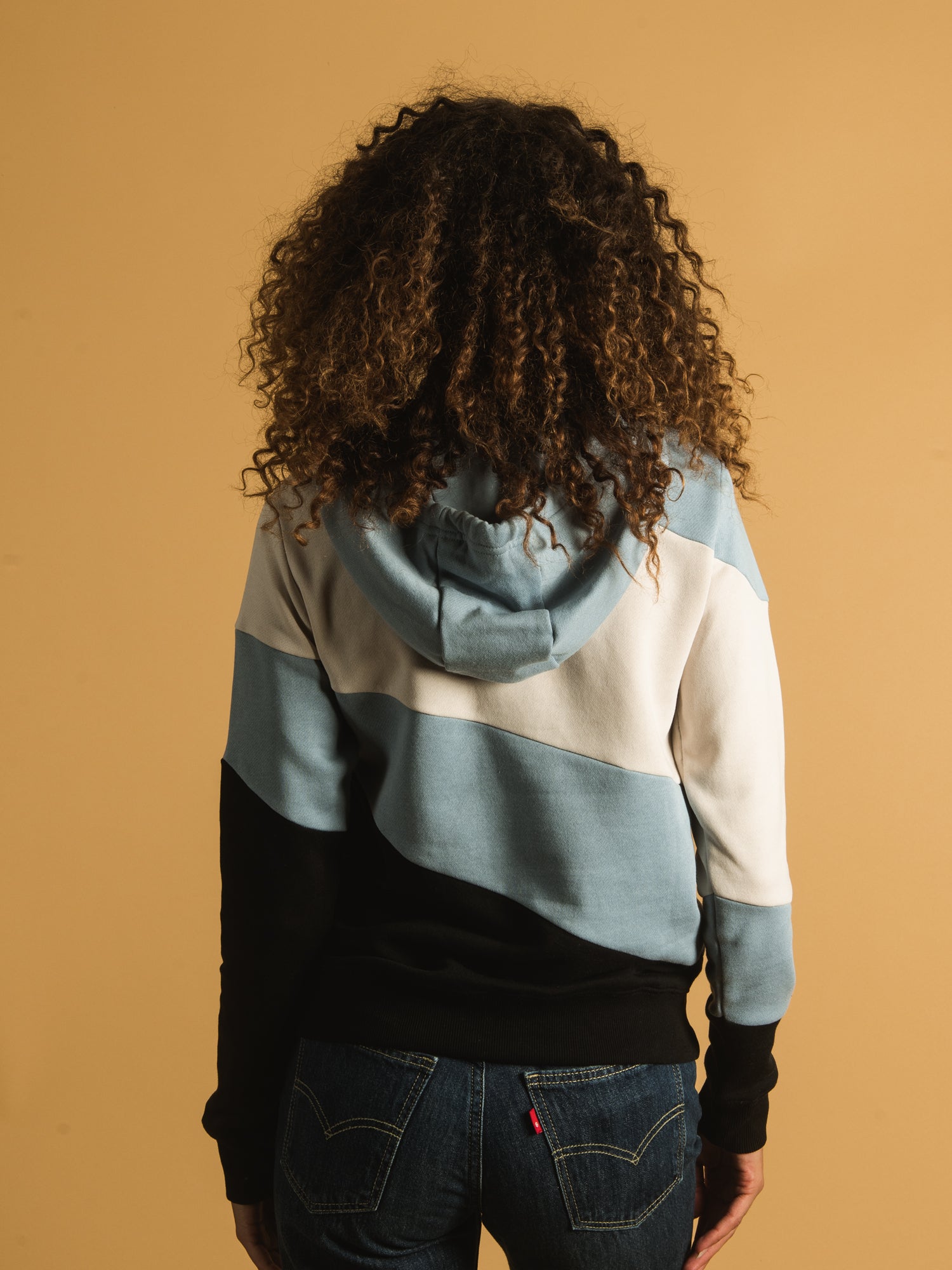 TENTREE ANGLE BLOCKED CORK HOODIE - CLEARANCE