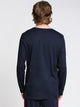 TOMMY HILFIGER MENS LOUNGE LOGO LONG SLEEVET-SHIRT- NAVY - CLEARANCE - Boathouse