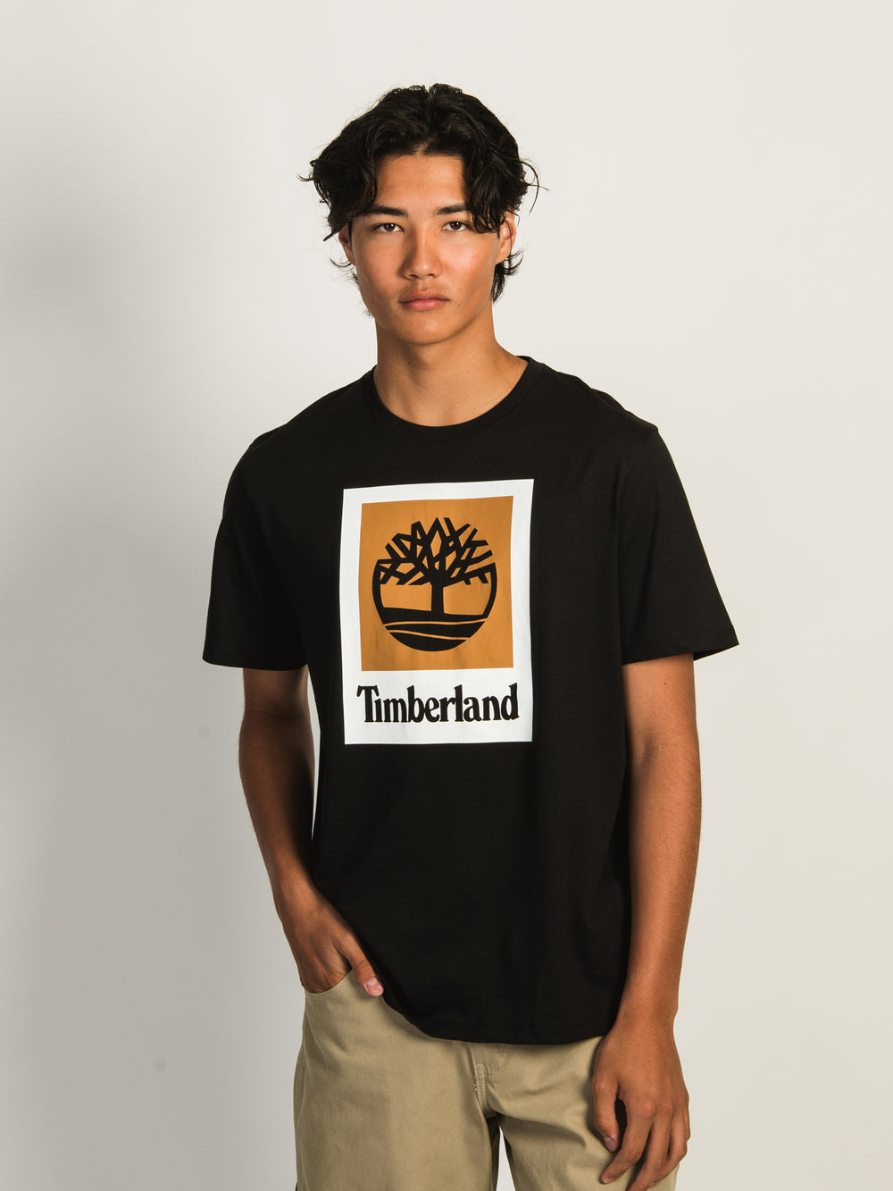 T-SHIRT TIMBERLAND STACKED LOGO