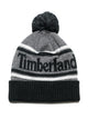 TIMBERLAND LOGO CUFF POM BEANIE - BLACK - CLEARANCE - Boathouse