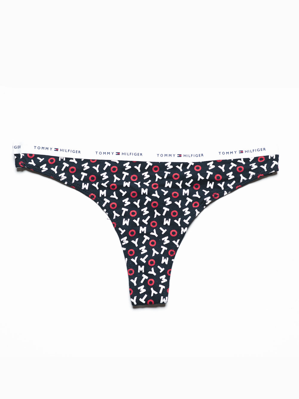 WOMENS LOGO BAND THONG - NAVY - CLEARANCE