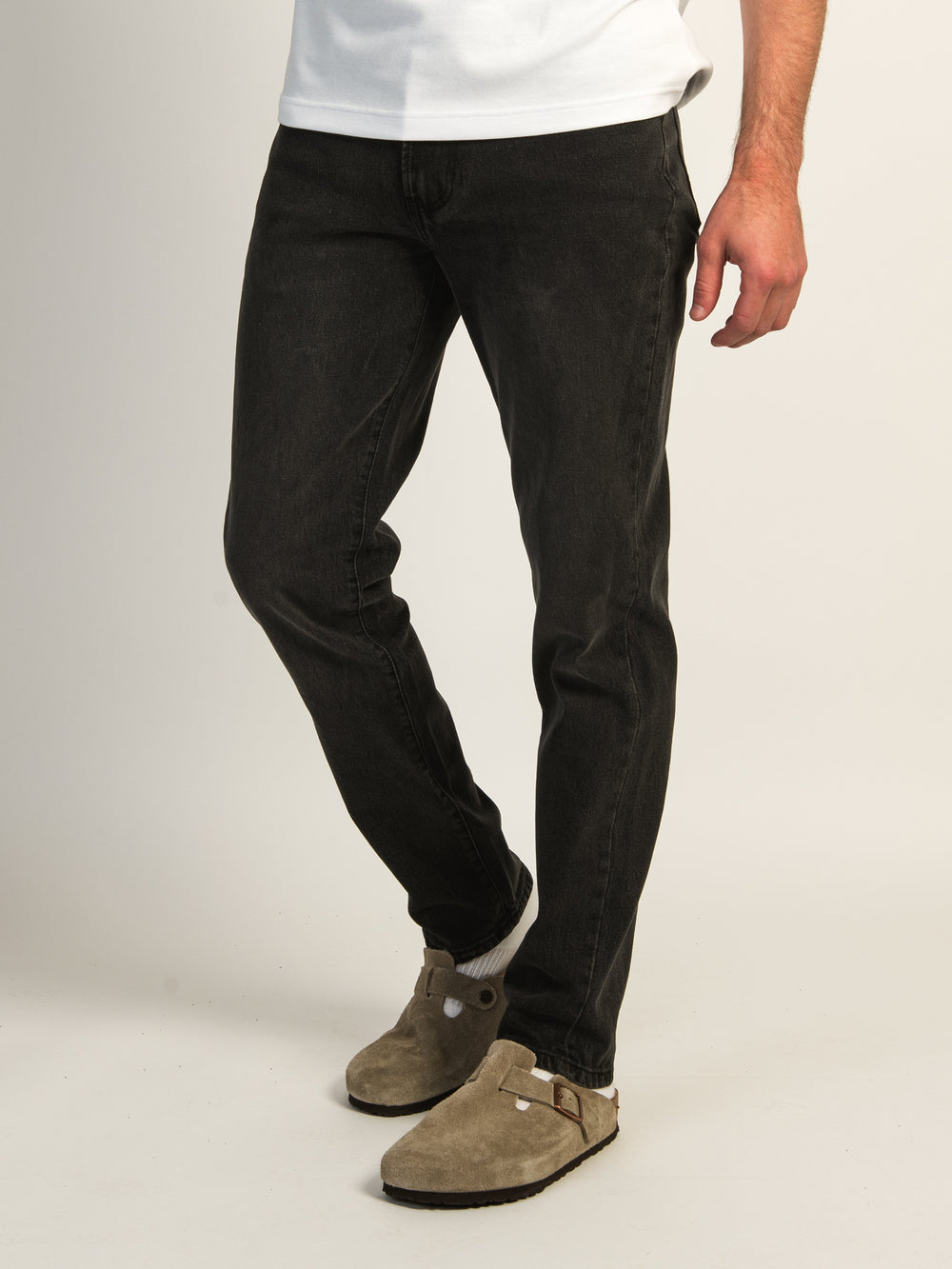 TAINTED ATHLETIC FIT DENIM - BLACK WASH