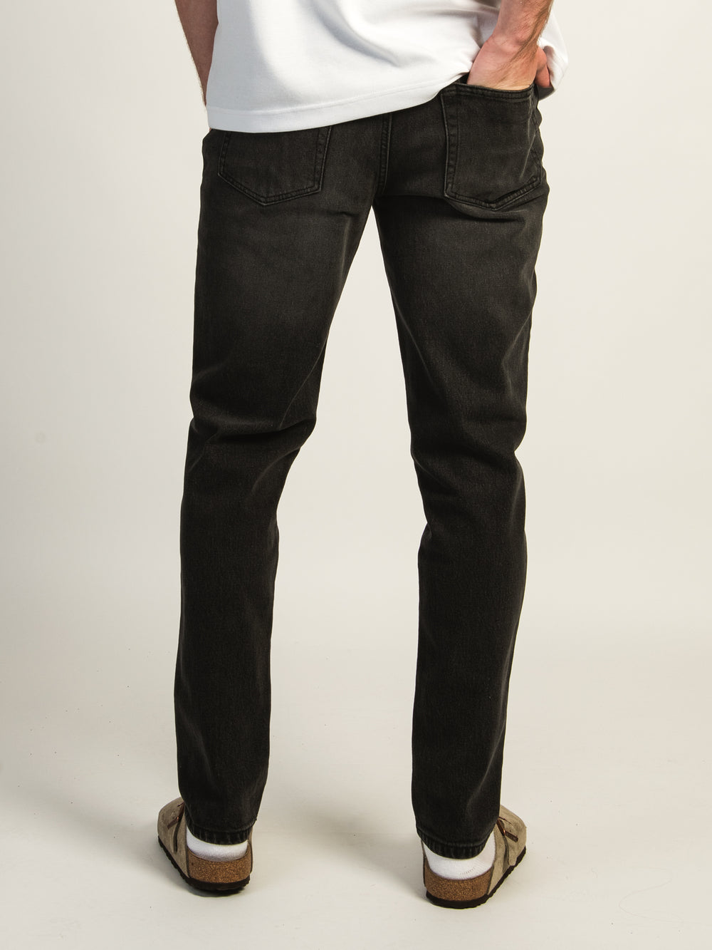 TAINTED ATHLETIC FIT DENIM - BLACK WASH