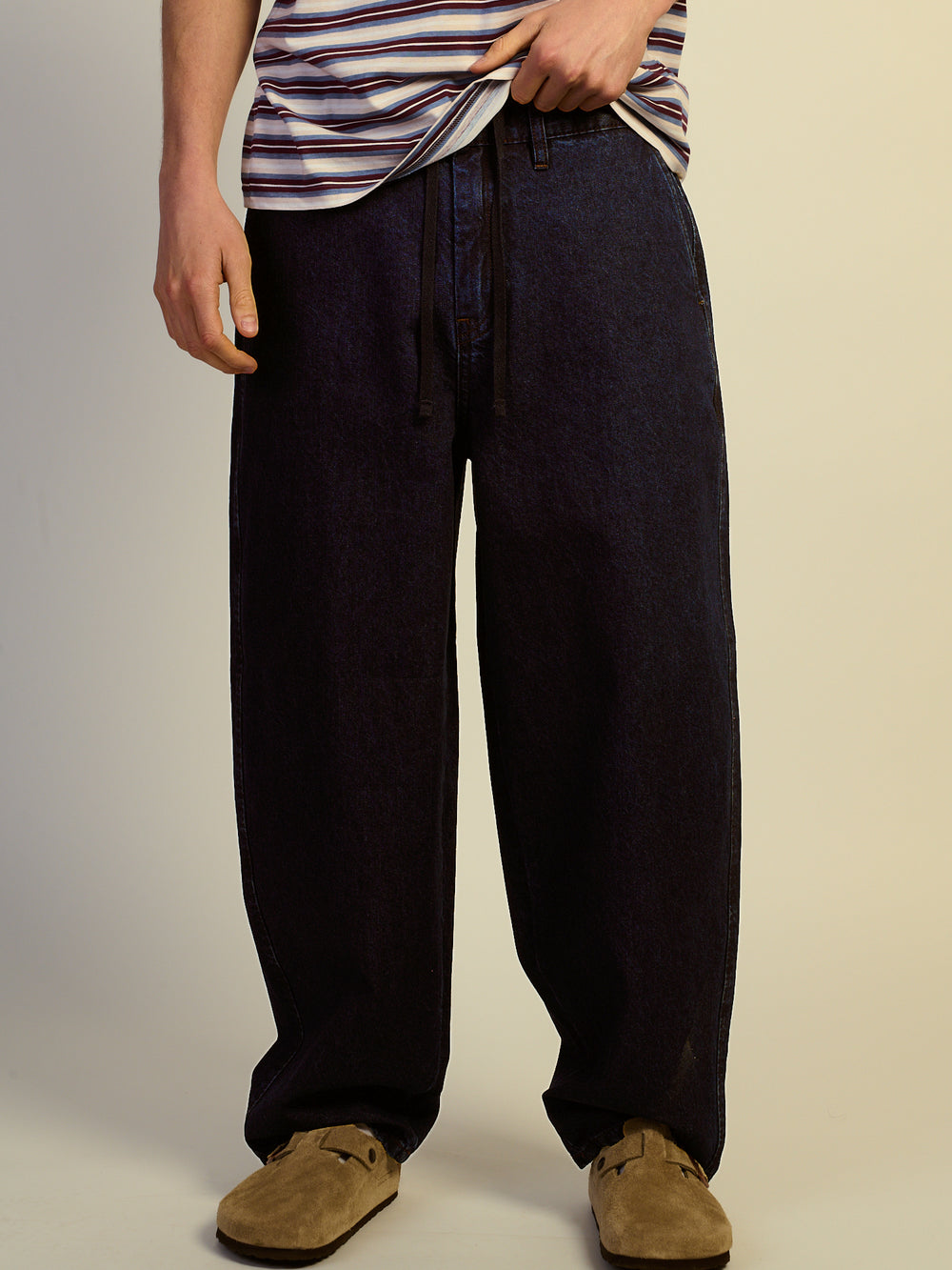 TAINTED WIDE TAPER JEAN - RINSED