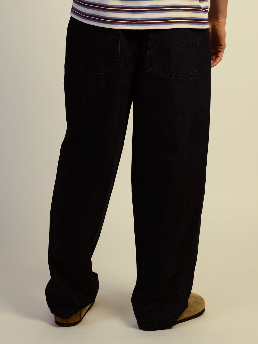 TAINTED WIDE TAPER JEAN - RINSED