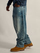 TAINTED TAINTED BAGGY BARREL CARPENTER JEAN - DISTRESSED BLUE - Boathouse