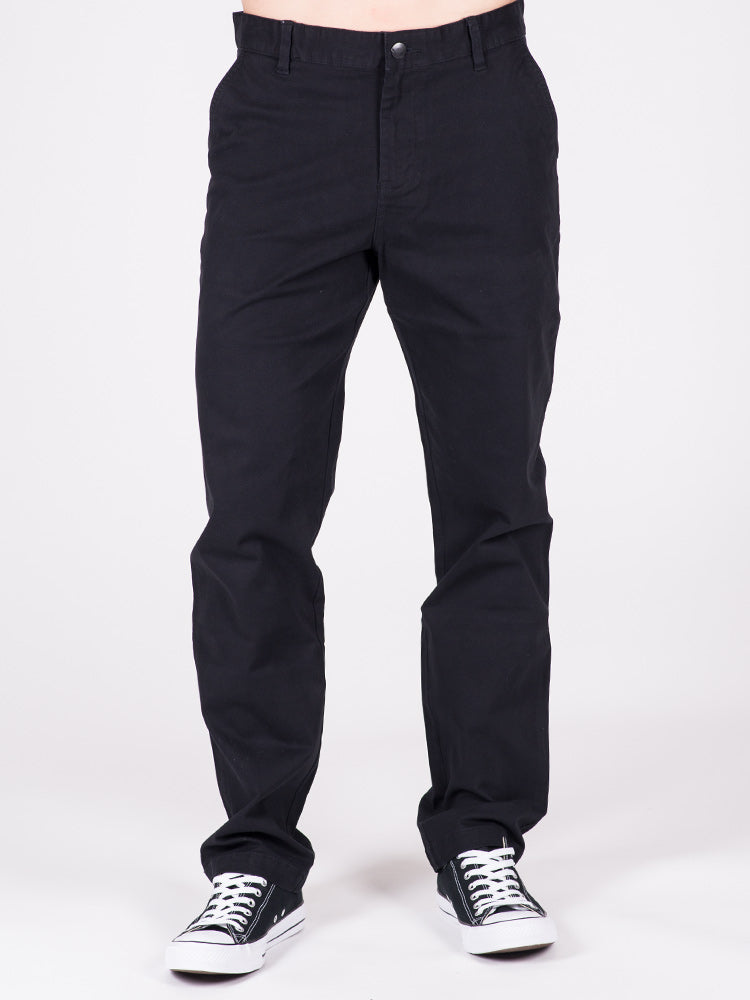 PANTALON CHINO DÉCONTRACTÉ POUR HOMME - NOIR - LIQUIDATION