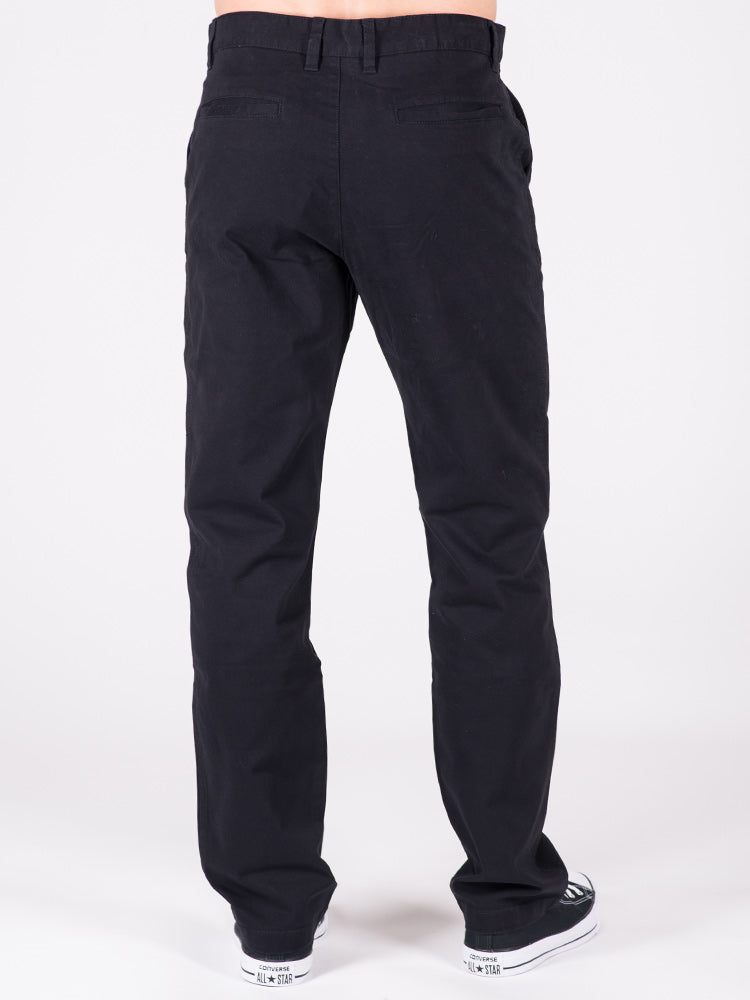 PANTALON CHINO DÉCONTRACTÉ POUR HOMME - NOIR - LIQUIDATION