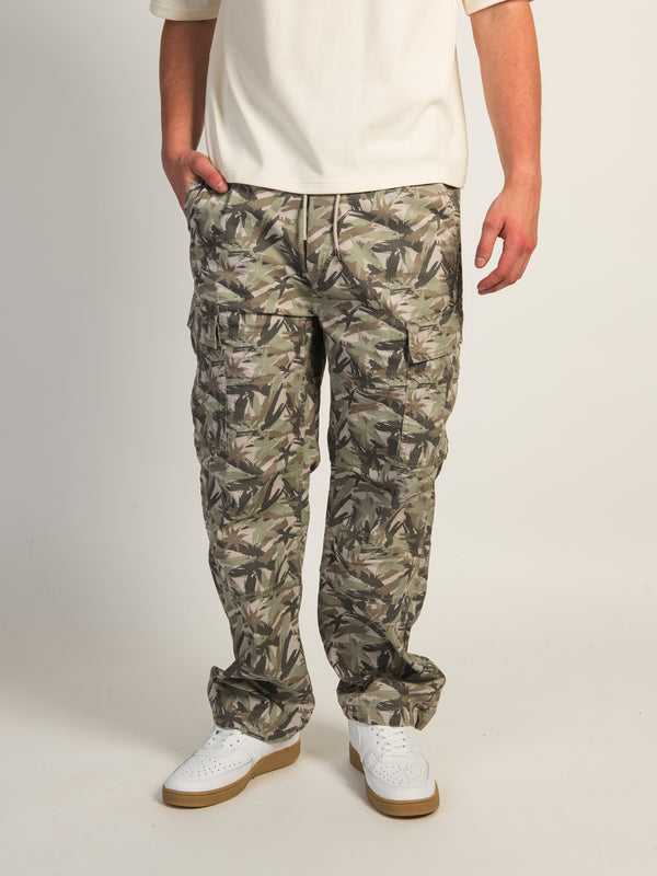 TAINTED RELAXED LIGHTWEIGHT CARGO - CAMOUFLAGE