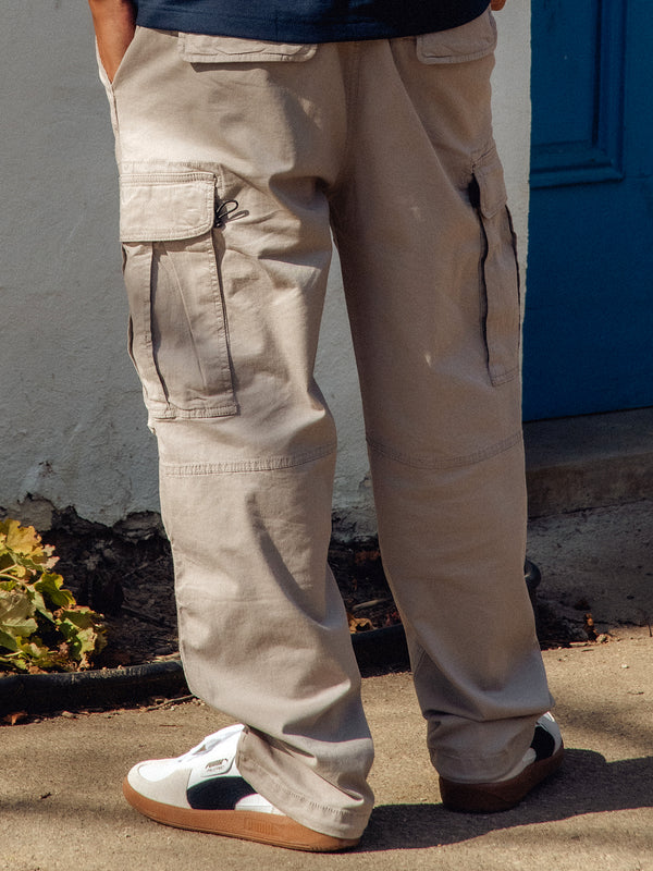 TAINTED RELAXED LIGHTWEIGHT CARGO - TAUPE