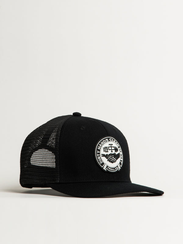 TROLL CO. HAGGLER CURVED BRIM - NOIR