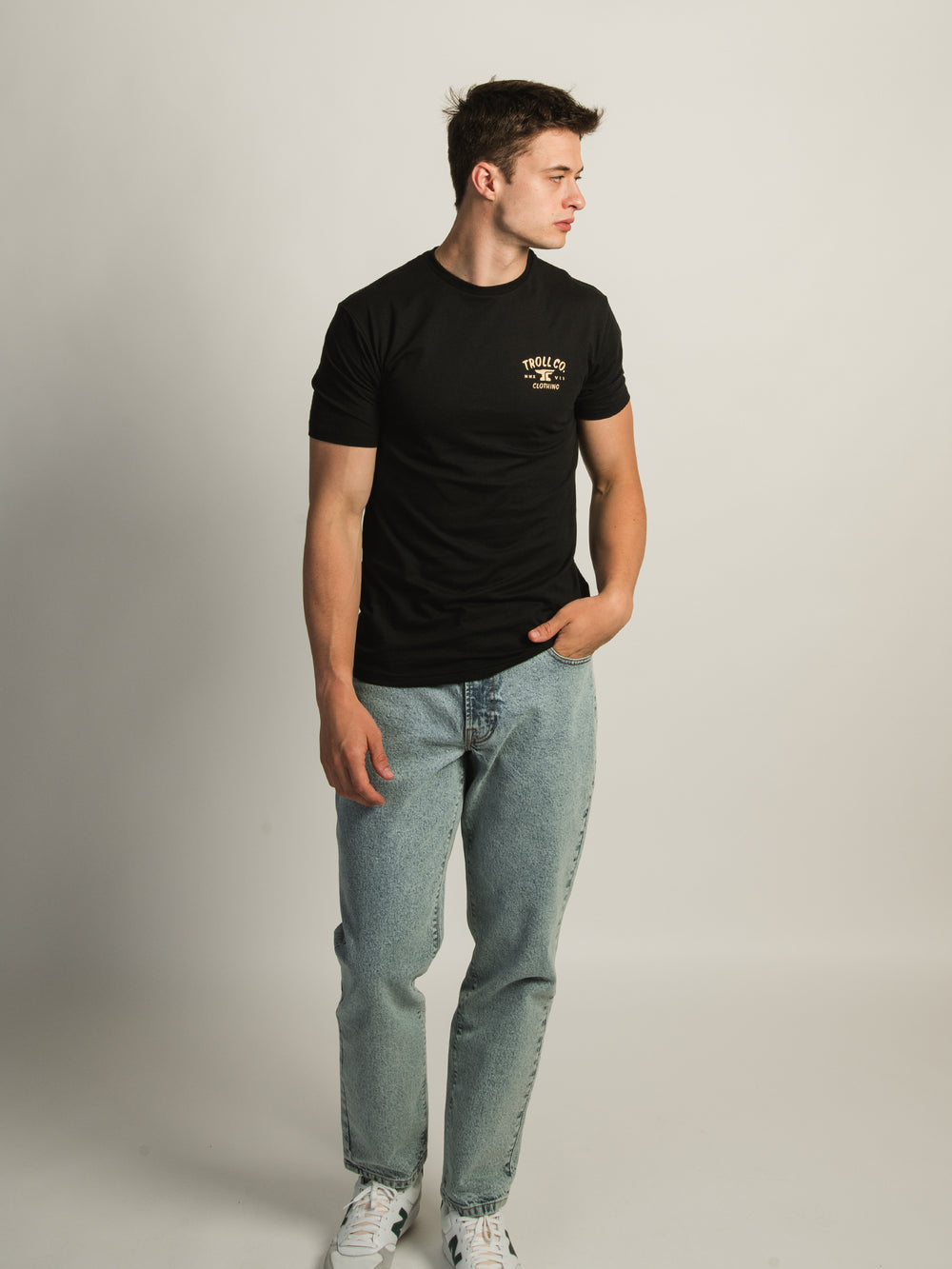 TROLL CO. NEEDLE UP HAMMER DOWN T-SHIRT