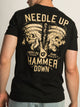 TROLL CO. TROLL CO. NEEDLE UP HAMMER DOWN T-SHIRT - Boathouse